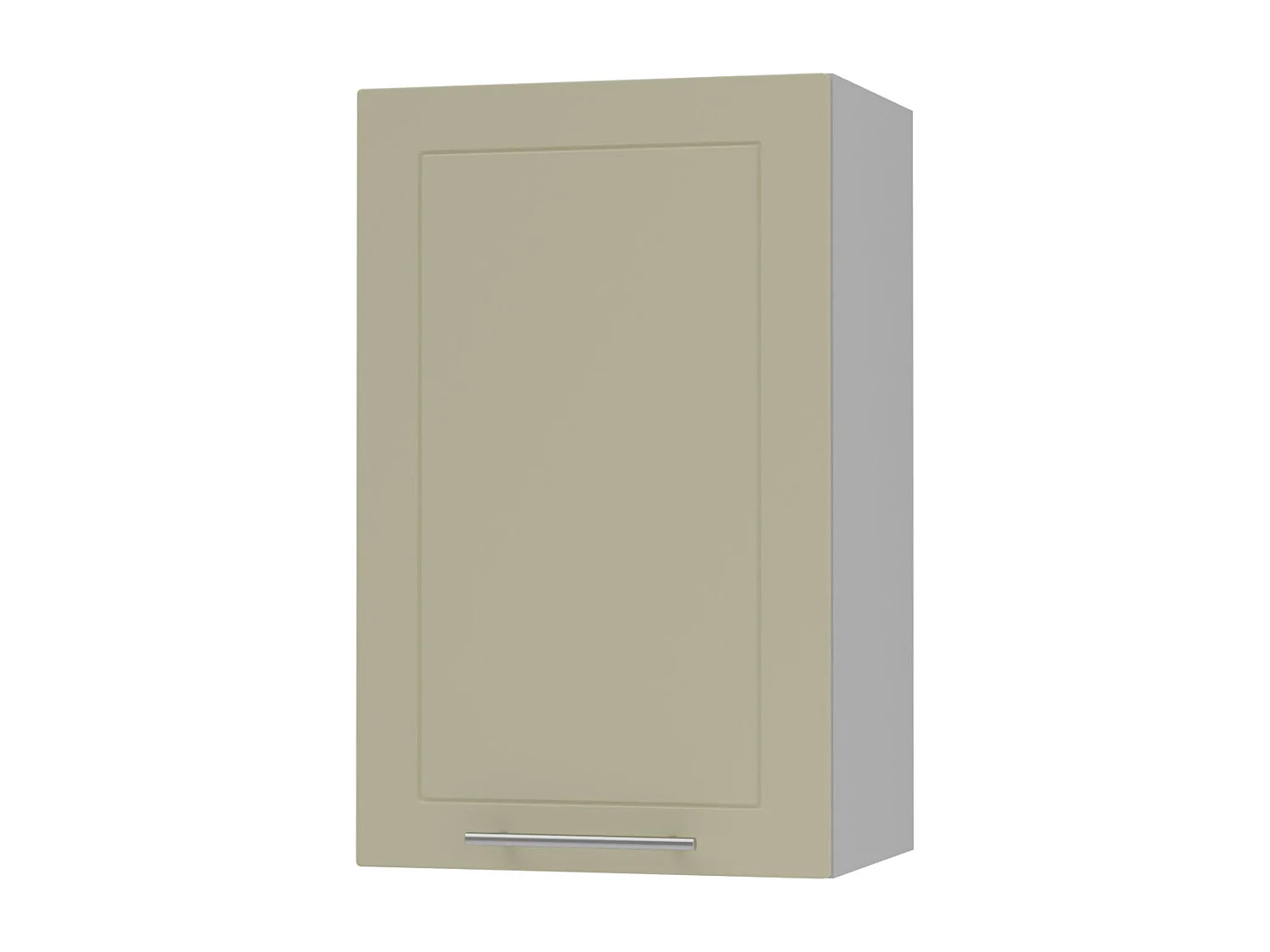 KÜCHENHÄNGESCHRANK Kvantum W2/45 Vanille Matt / Grau Matt 45 / 32,5 / 72cm