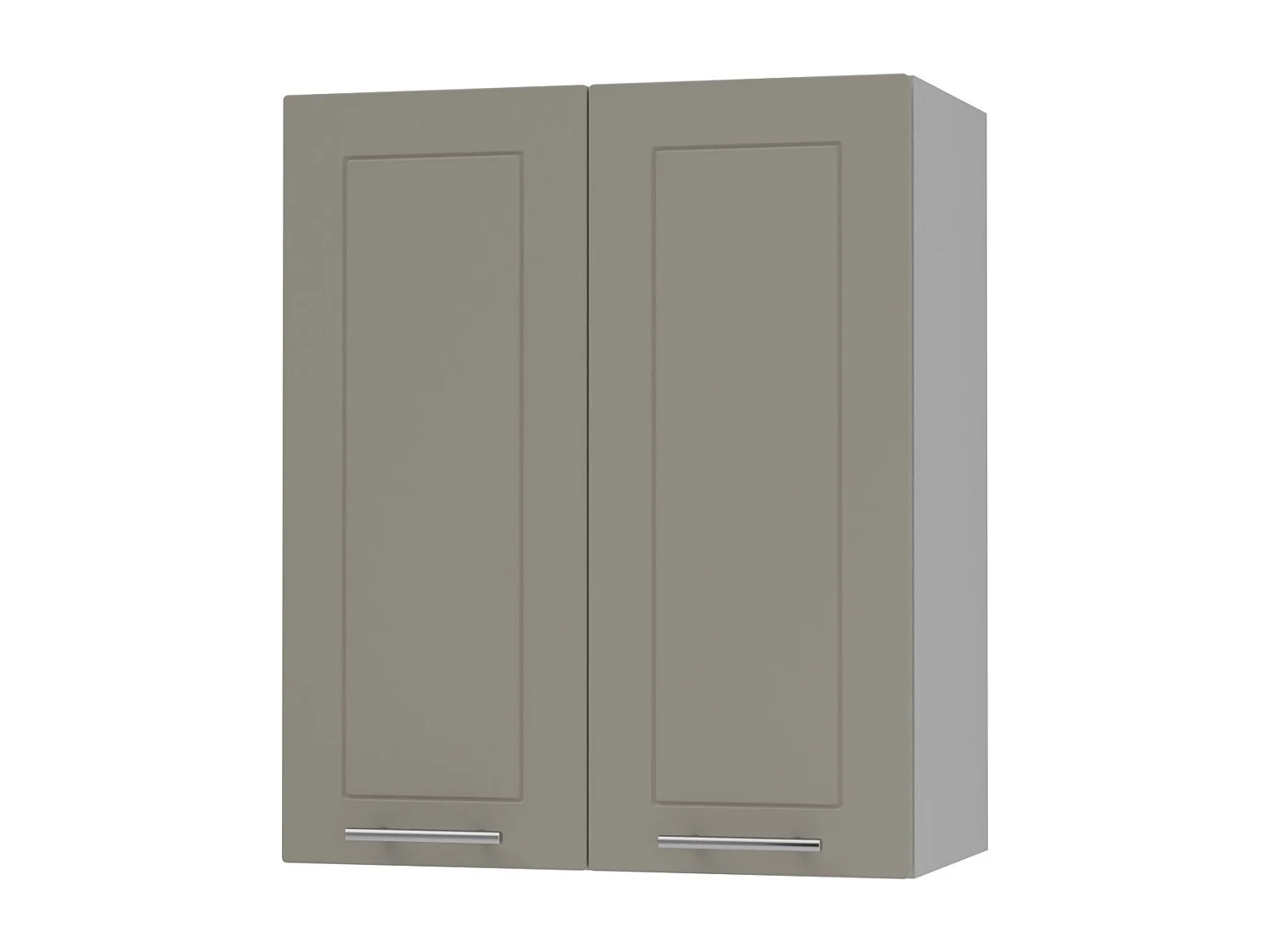 KÜCHENHÄNGESCHRANK Kvantum W3/60 Beige Matt / Grau Matt 60 / 32,5 / 72cm