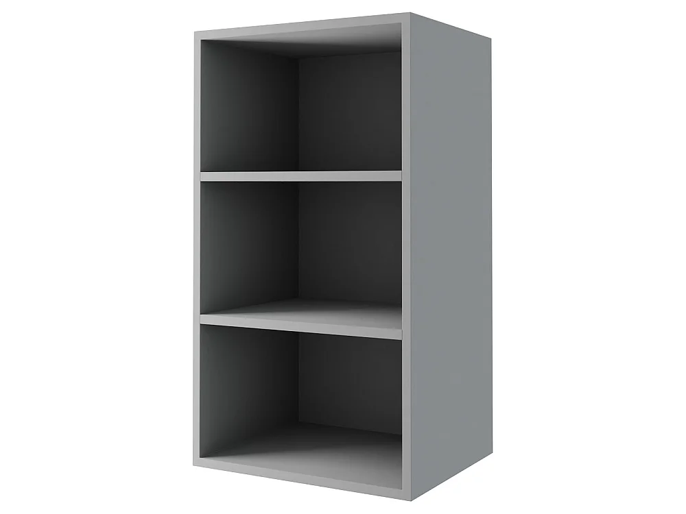 KÜCHENHÄNGESCHRANK Kvantum W2/45 Weiß Matt / Grau Matt 45 / 32,5 / 72cm