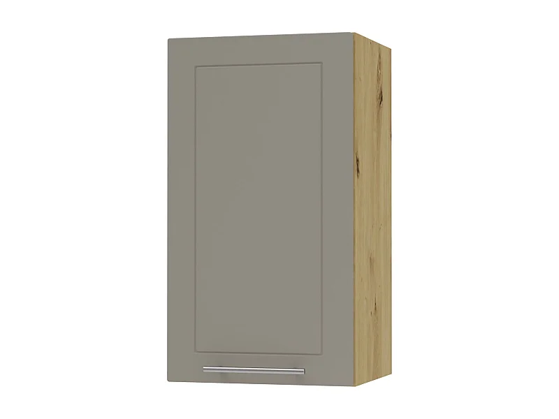 KÜCHENHÄNGESCHRANK Kvantum W2/40 Beige Matt / Eiche Artisan Matt 40 / 32,5 / 72cm