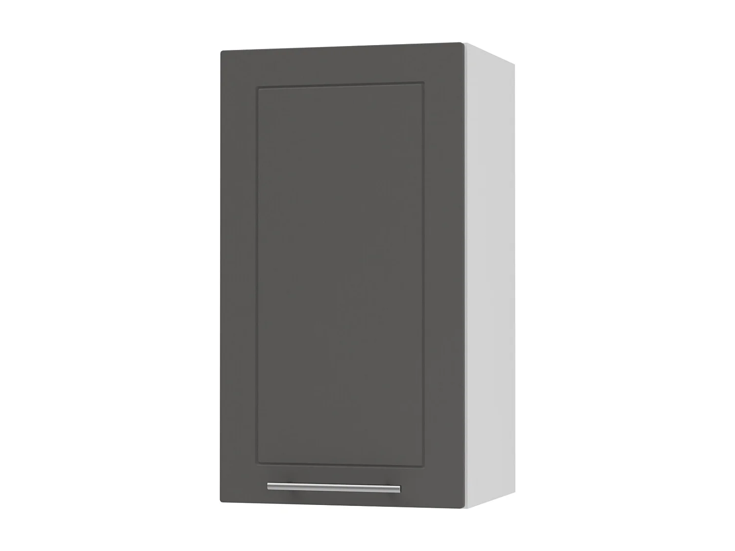 KÜCHENHÄNGESCHRANK Kvantum W2/40 Graphit Matt / Weiß Matt 40 / 32,5 / 72cm