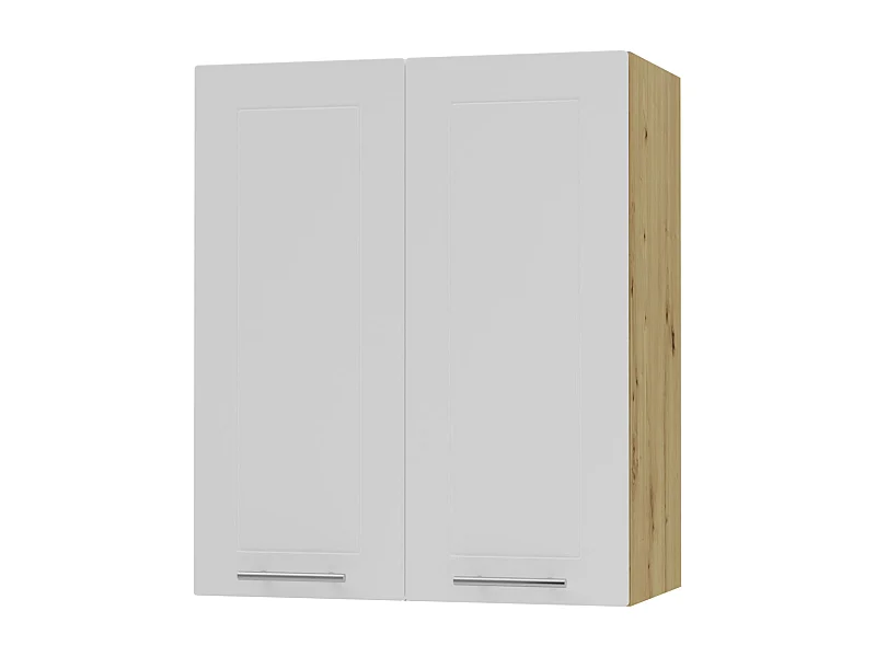 KÜCHENHÄNGESCHRANK Kvantum W3/60 Weiß Matt / Eiche Artisan Matt 60 / 32,5 / 72cm