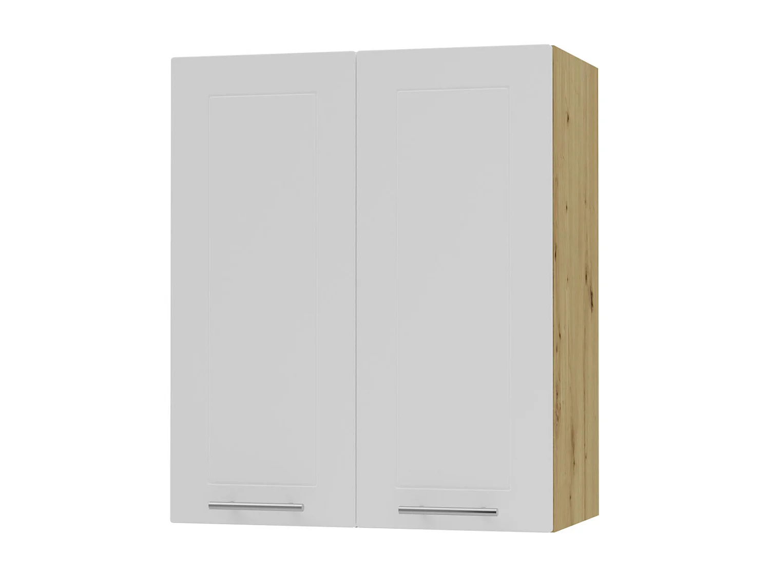 KÜCHENHÄNGESCHRANK Kvantum W3/60 Weiß Matt / Eiche Artisan Matt 60 / 32,5 / 72cm