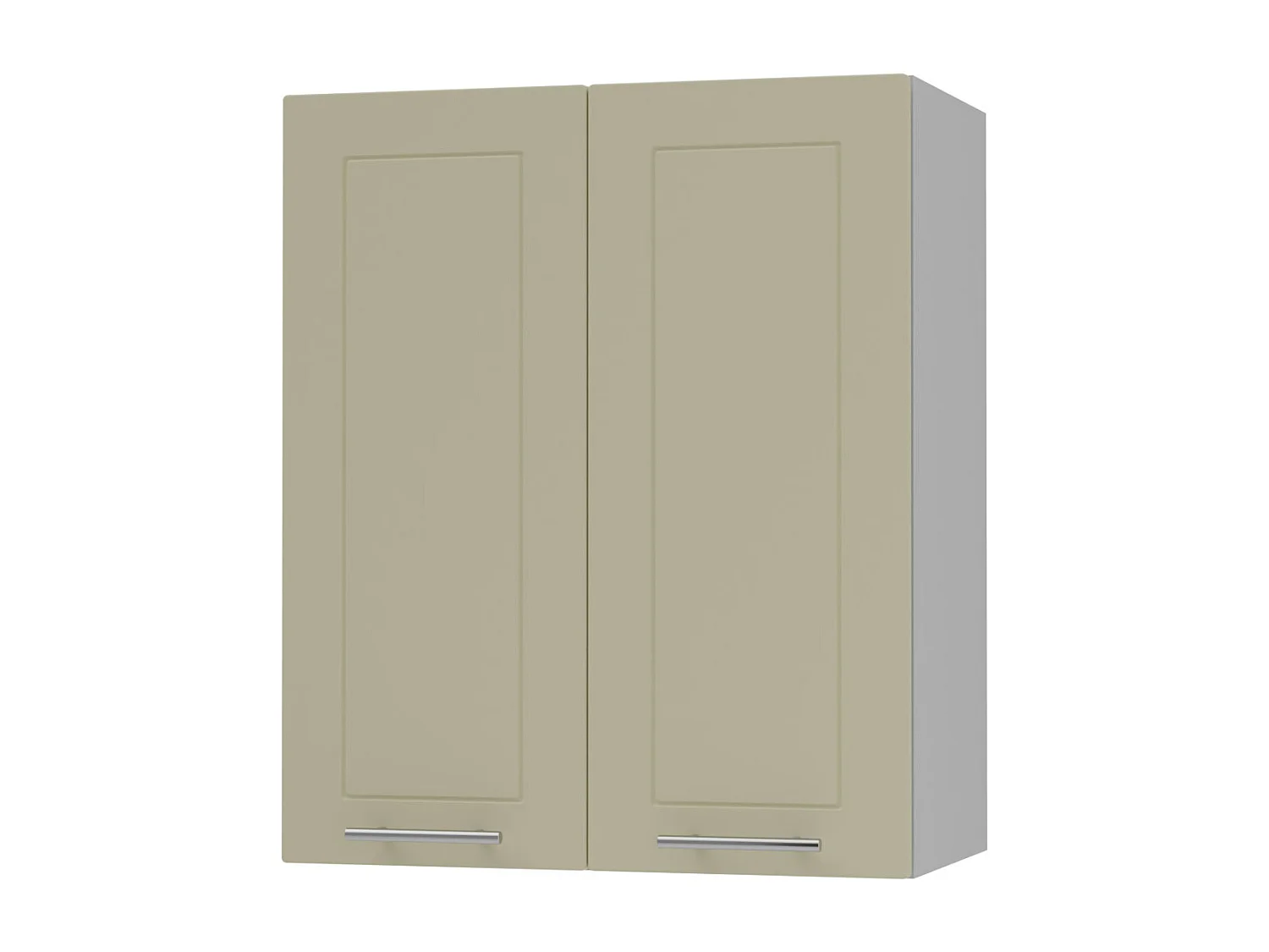 KÜCHENHÄNGESCHRANK Kvantum W3/60 Vanille Matt / Grau Matt 60 / 32,5 / 72cm