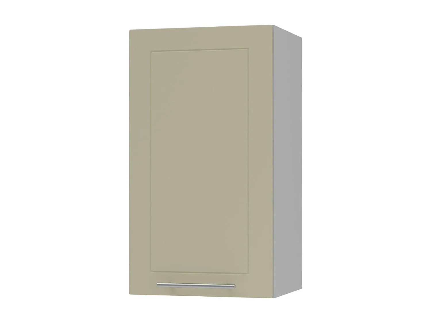 KÜCHENHÄNGESCHRANK Kvantum W2/40 Vanille Matt / Grau Matt 40 / 32,5 / 72cm