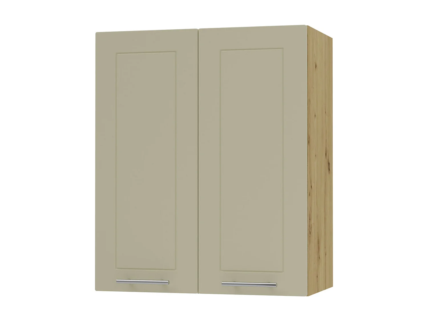 KÜCHENHÄNGESCHRANK Kvantum W3/60 Vanille Matt / Eiche Artisan Matt 60 / 32,5 / 72cm