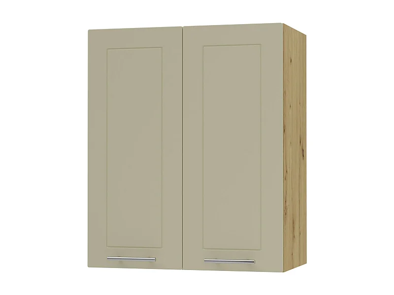 KÜCHENHÄNGESCHRANK Kvantum W3/60 Vanille Matt / Eiche Artisan Matt 60 / 32,5 / 72cm