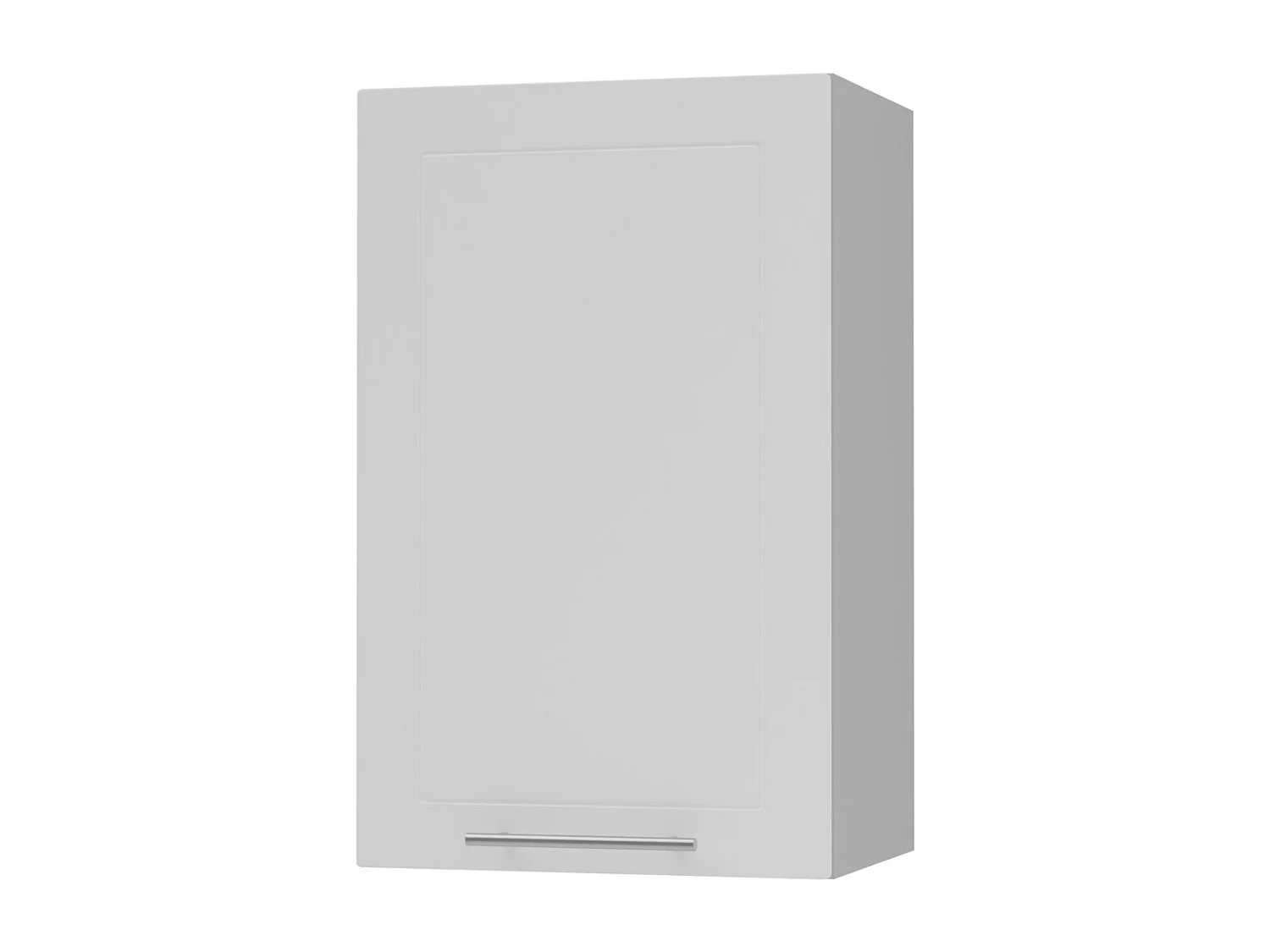 KÜCHENHÄNGESCHRANK Kvantum W2/45 Weiß Matt / Grau Matt 45 / 32,5 / 72cm