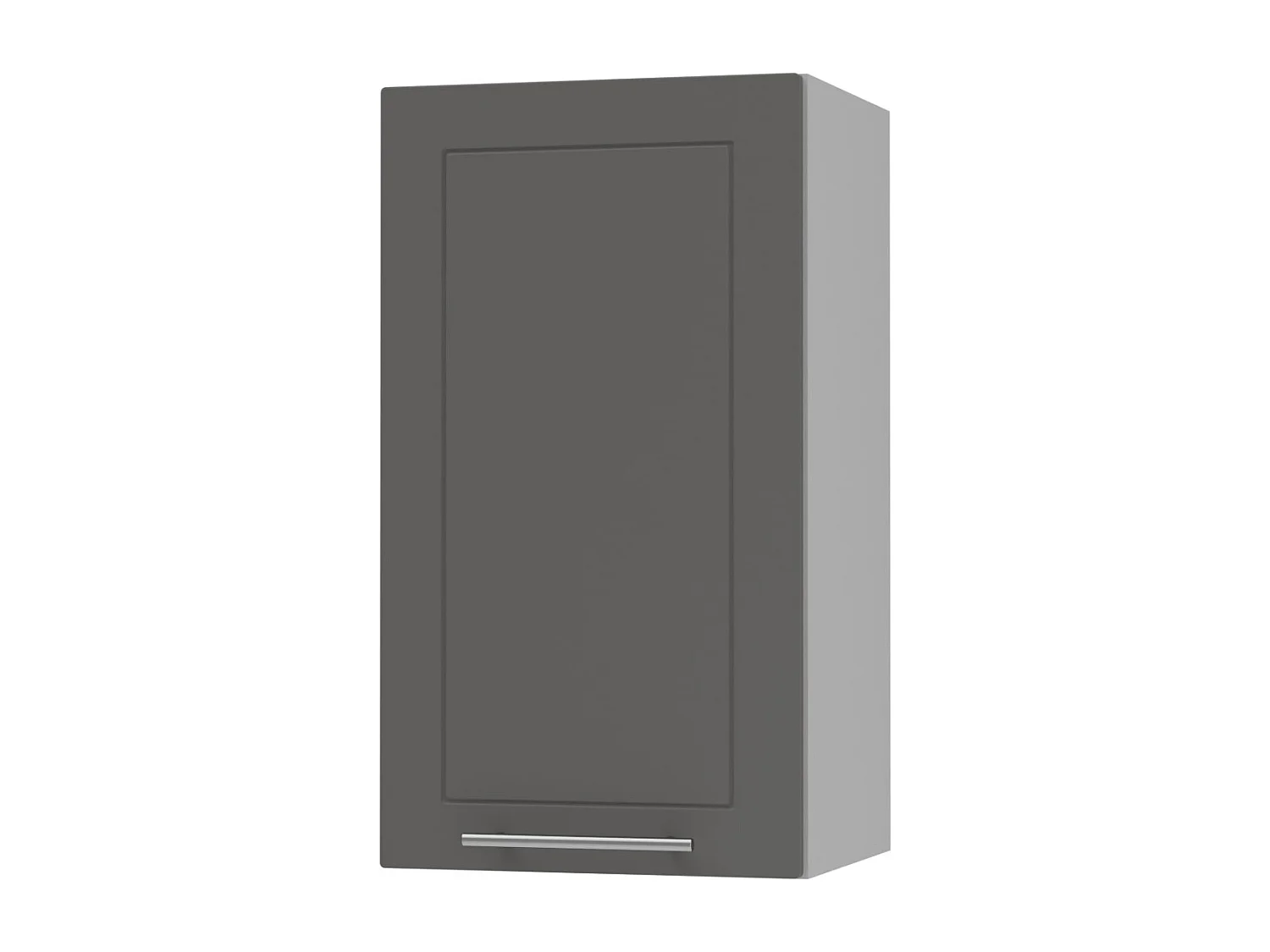 KÜCHENHÄNGESCHRANK Kvantum W2/40 Graphit Matt / Grau Matt 40 / 32,5 / 72cm