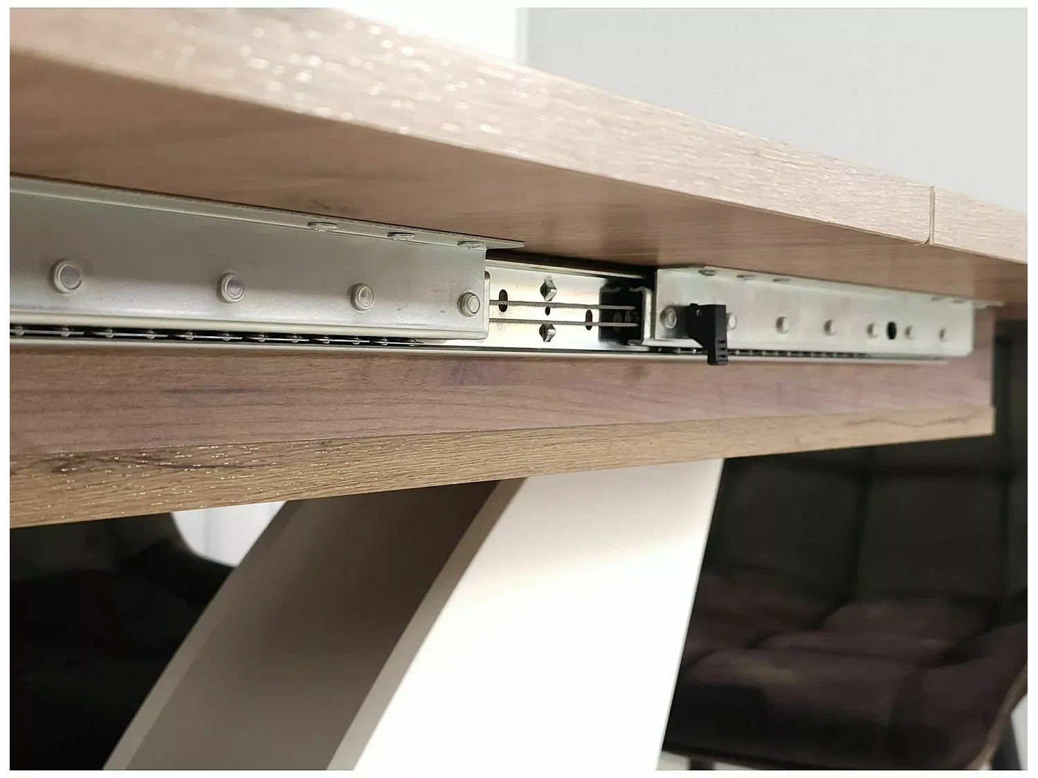 Tavolo da pranzo Vidar (80x140-180)/Marrone&Beige