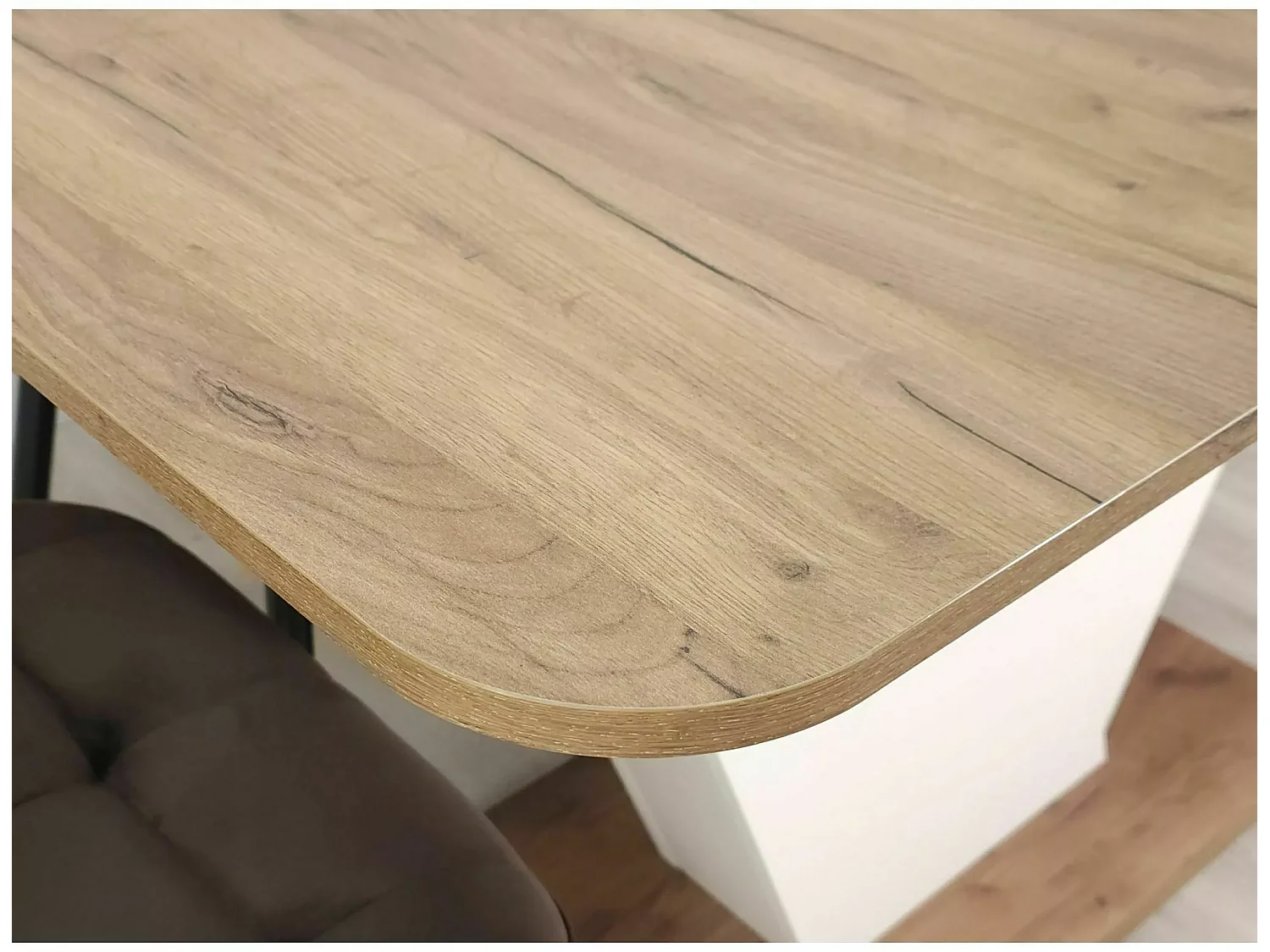 Tavolo da pranzo Vidar (80x140-180)/Marrone&Beige