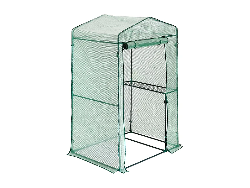 Serre en plastique HATTORO pour jardin, serre, maison pour tomates, verte et transparente