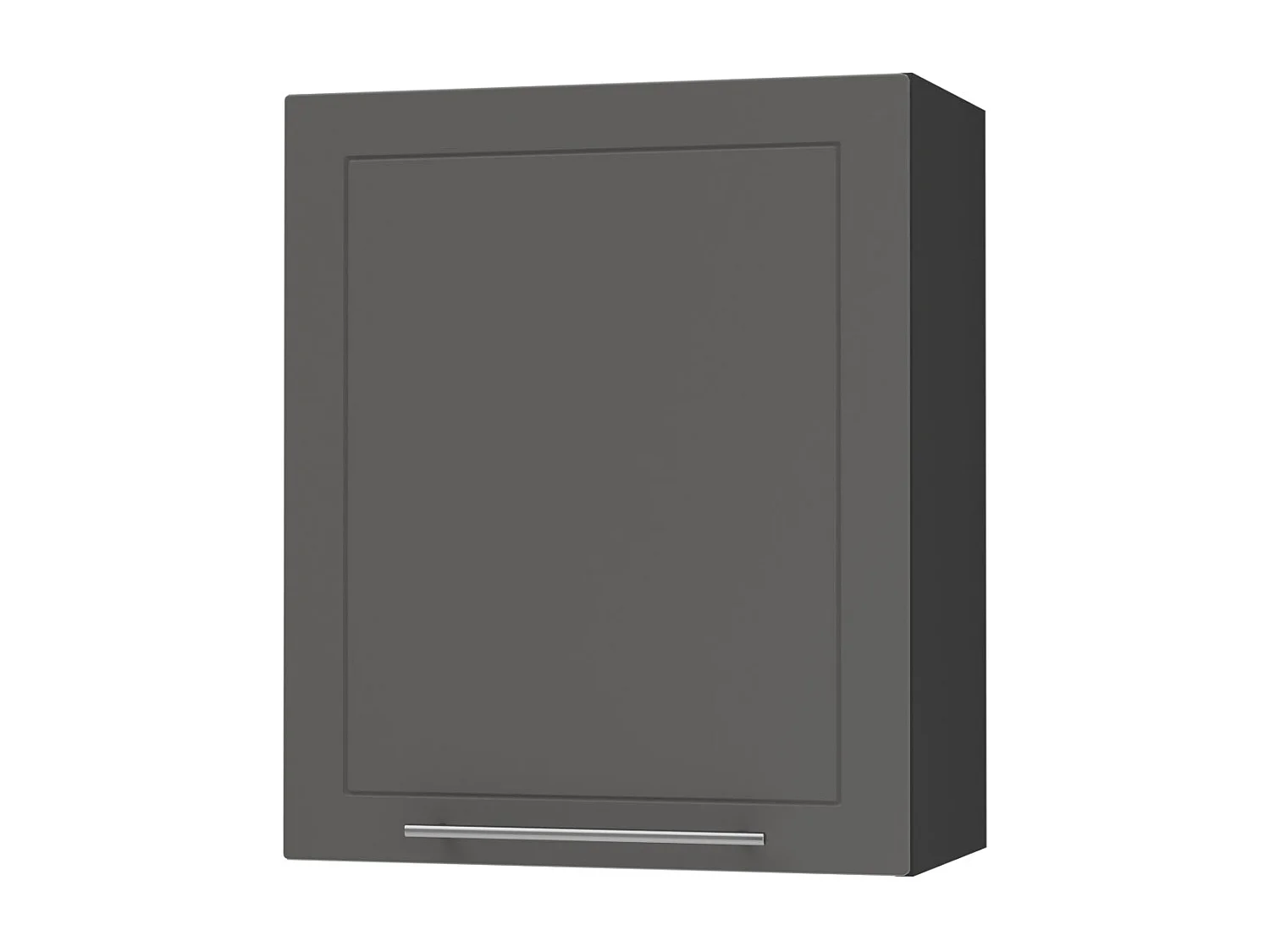 KÜCHENHÄNGESCHRANK Kvantum W2/60 Graphit Matt / Schwarz Matt 60 / 32,5 / 72cm