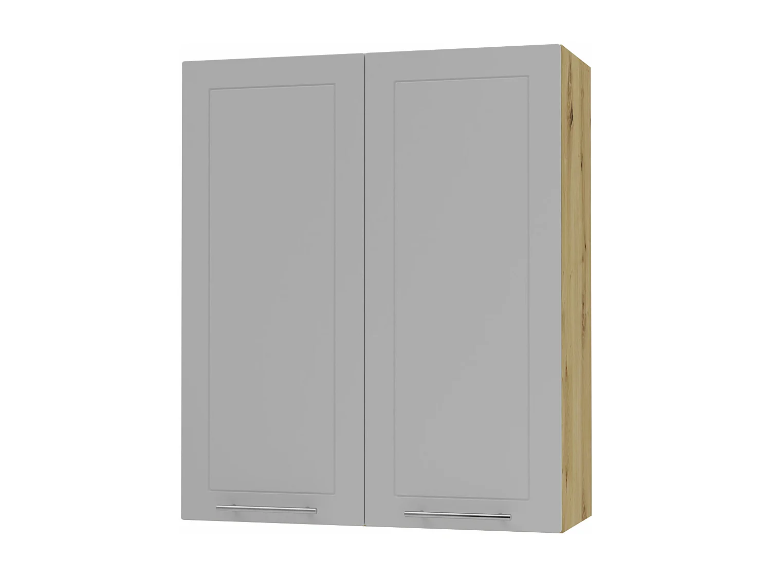 KÜCHENHÄNGESCHRANK Kvantum W4/80 Dust Grey Matt / Eiche Artisan Matt 80 / 32,5 / 96cm