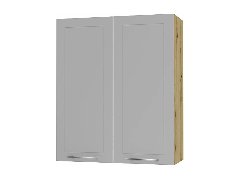 KÜCHENHÄNGESCHRANK Kvantum W4/80 Dust Grey Matt / Eiche Artisan Matt 80 / 32,5 / 96cm