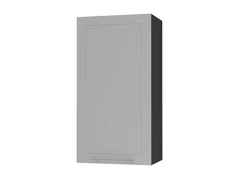 KÜCHENHÄNGESCHRANK Kvantum W4/50 Dust Grey Matt / Schwarz Matt 50 / 32,5 / 96cm