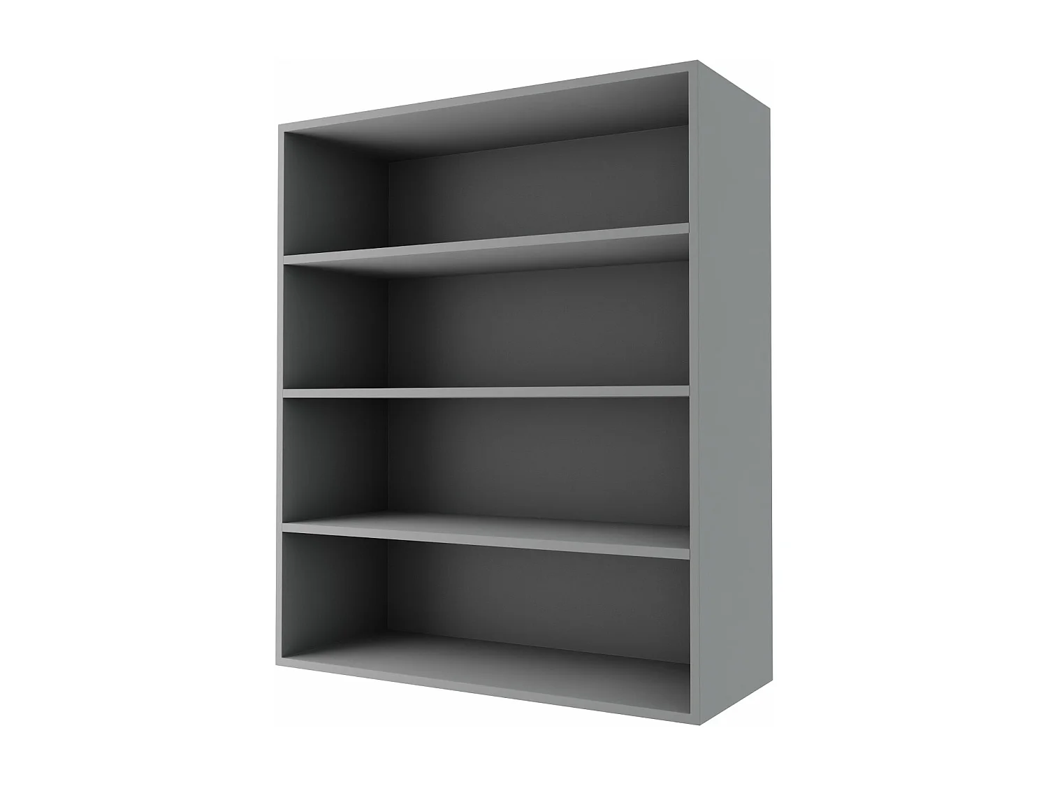 KÜCHENHÄNGESCHRANK Kvantum W4/80 Beige Matt / Grau Matt 80 / 32,5 / 96cm