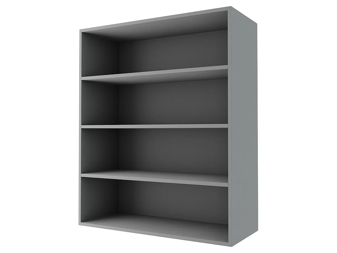 KÜCHENHÄNGESCHRANK Kvantum W4/80 Beige Matt / Grau Matt 80 / 32,5 / 96cm