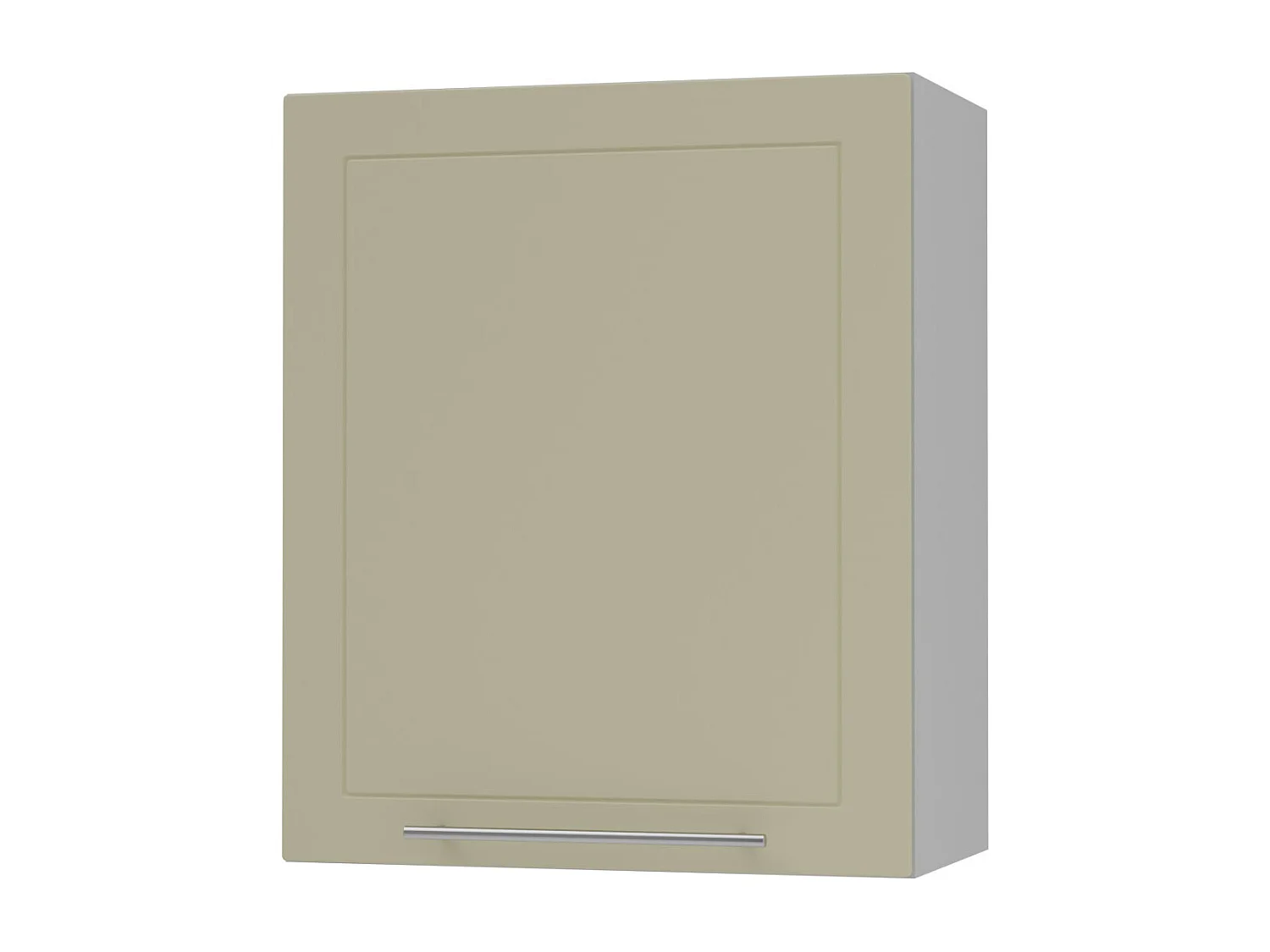 KÜCHENHÄNGESCHRANK Kvantum W2/60 Vanille Matt / Grau Matt 60 / 32,5 / 72cm