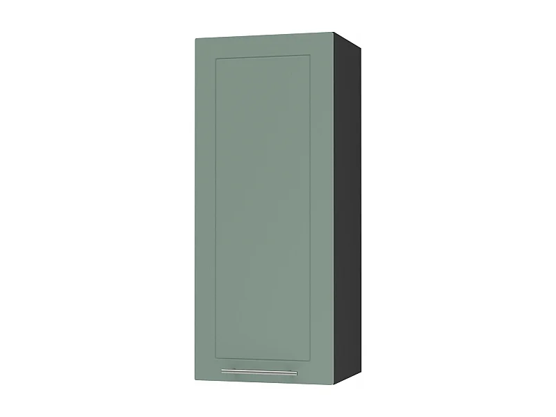 KÜCHENHÄNGESCHRANK Kvantum W4/40 Mint Matt / Schwarz Matt 40 / 32,5 / 96cm