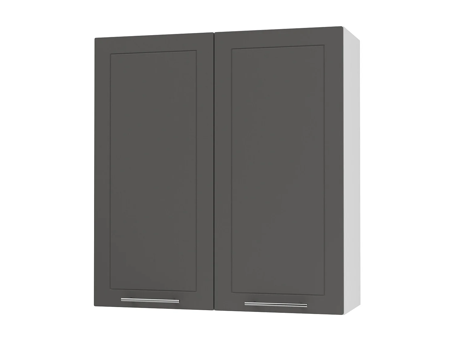 KÜCHENHÄNGESCHRANK Kvantum W4/90 Graphit Matt / Weiß Matt 90 / 32,5 / 96cm