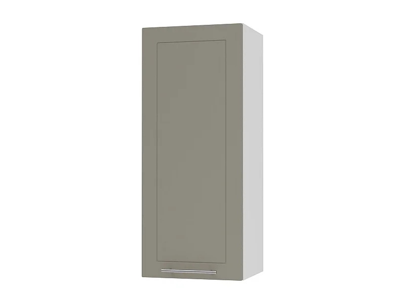 KÜCHENHÄNGESCHRANK Kvantum W4/40 Beige Matt / Weiß Matt 40 / 32,5 / 96cm