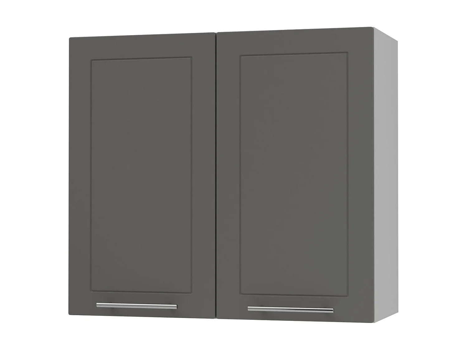 KÜCHENHÄNGESCHRANK Kvantum W3/80 Graphit Matt / Grau Matt 80 / 32,5 / 72cm