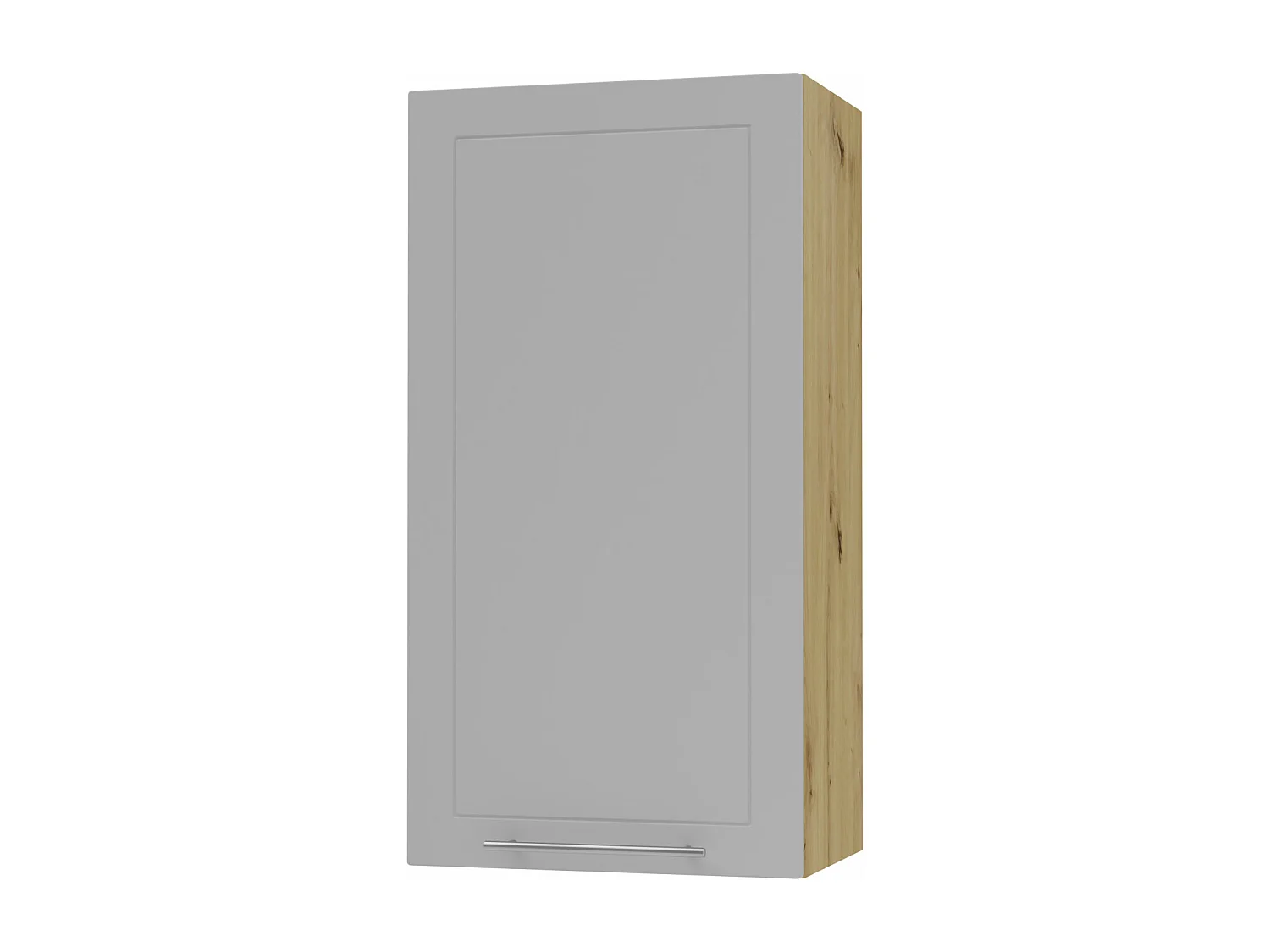 KÜCHENHÄNGESCHRANK Kvantum W4/50 Dust Grey Matt / Eiche Artisan Matt 50 / 32,5 / 96cm