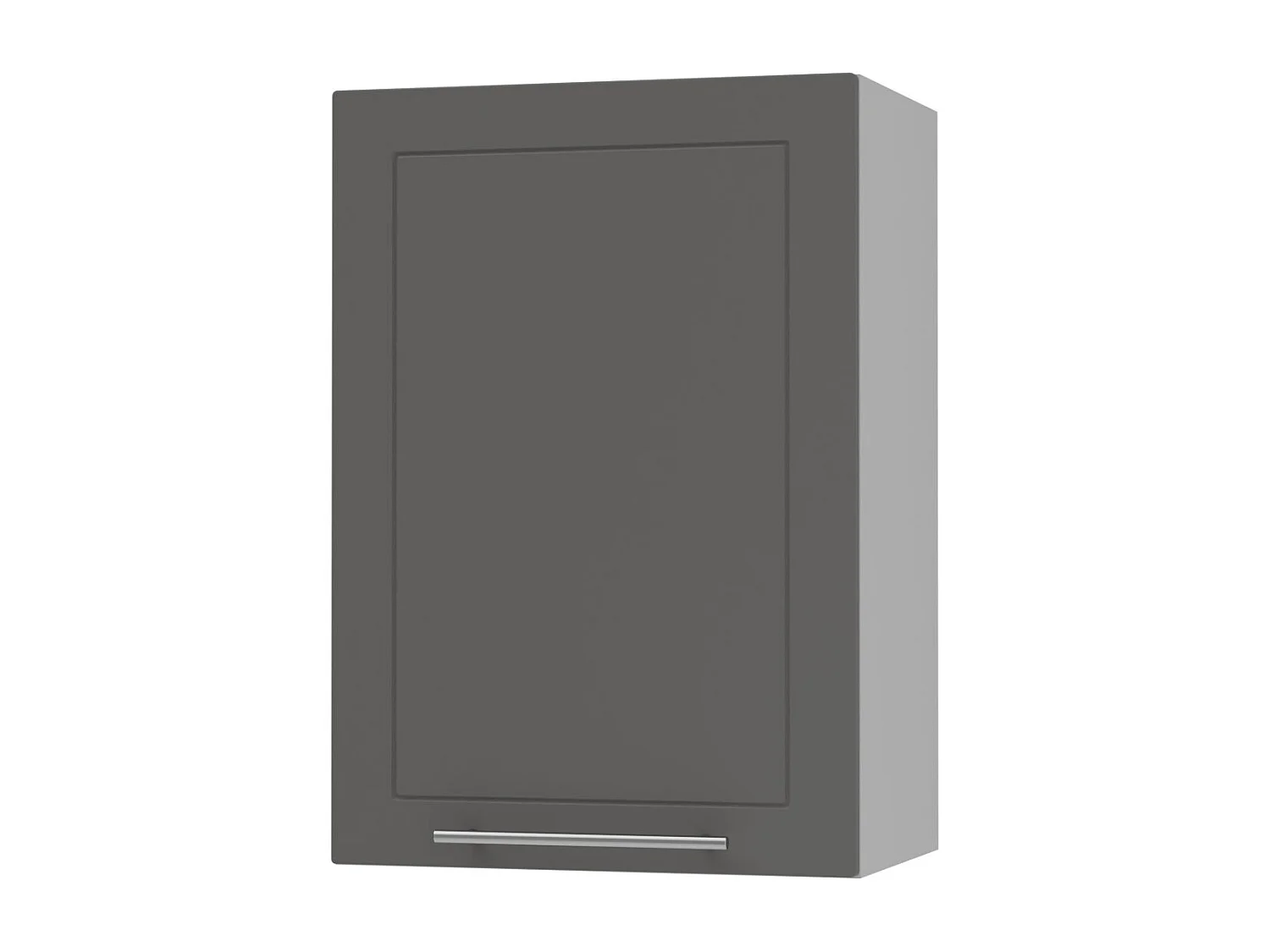 KÜCHENHÄNGESCHRANK Kvantum W2/50 Graphit Matt / Grau Matt 50 / 32,5 / 72cm