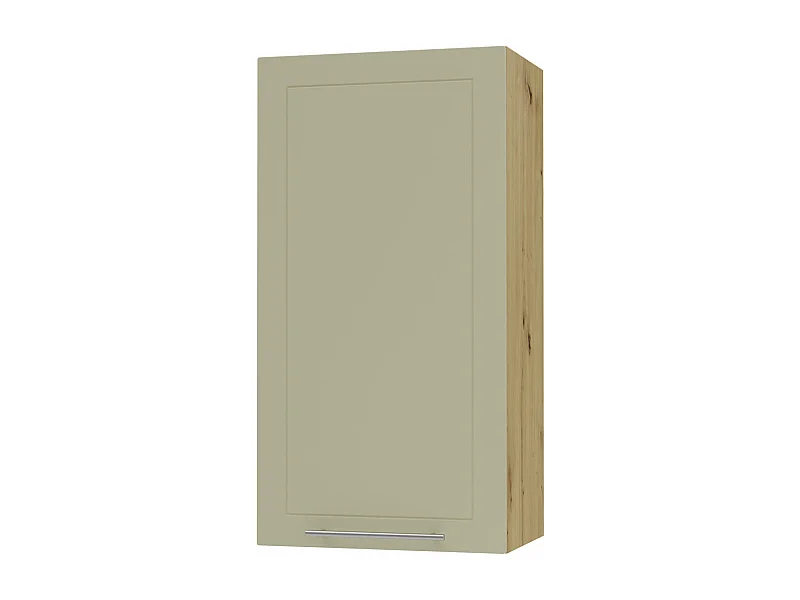 KÜCHENHÄNGESCHRANK Kvantum W4/50 Vanille Matt / Eiche Artisan Matt 50 / 32,5 / 96cm