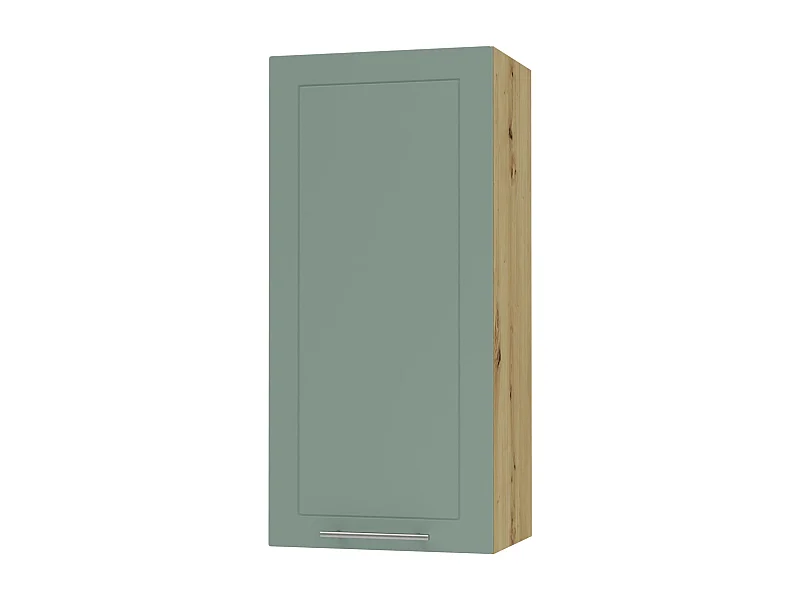 KÜCHENHÄNGESCHRANK Kvantum W4/45 Mint Matt / Eiche Artisan Matt 45 / 32,5 / 96cm