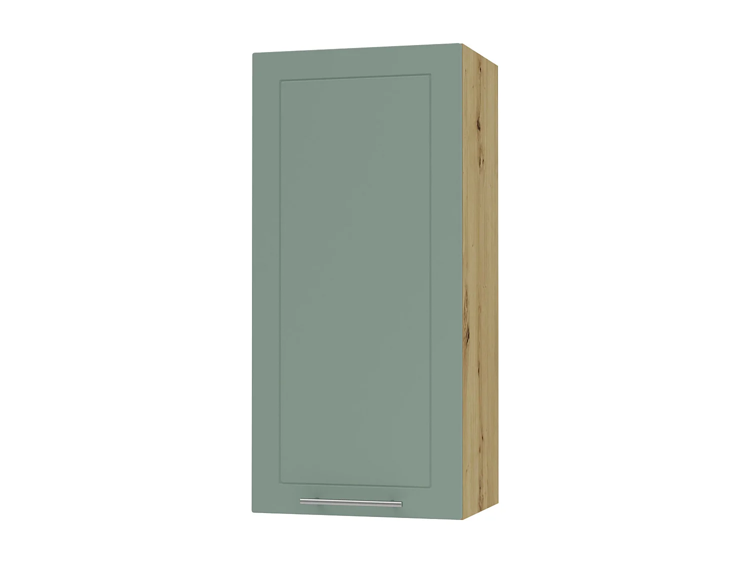 KÜCHENHÄNGESCHRANK Kvantum W4/45 Mint Matt / Eiche Artisan Matt 45 / 32,5 / 96cm