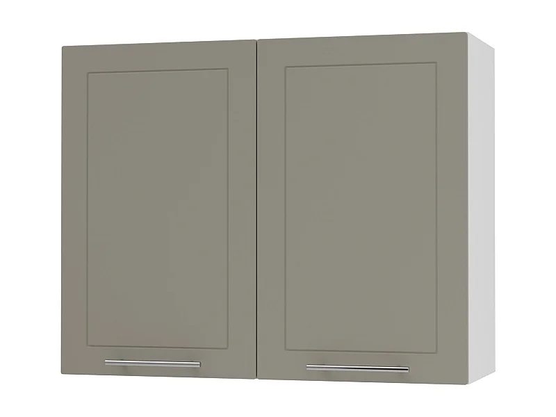 KÜCHENHÄNGESCHRANK Kvantum W3/90 Beige Matt / Weiß Matt 90 / 32,5 / 72cm