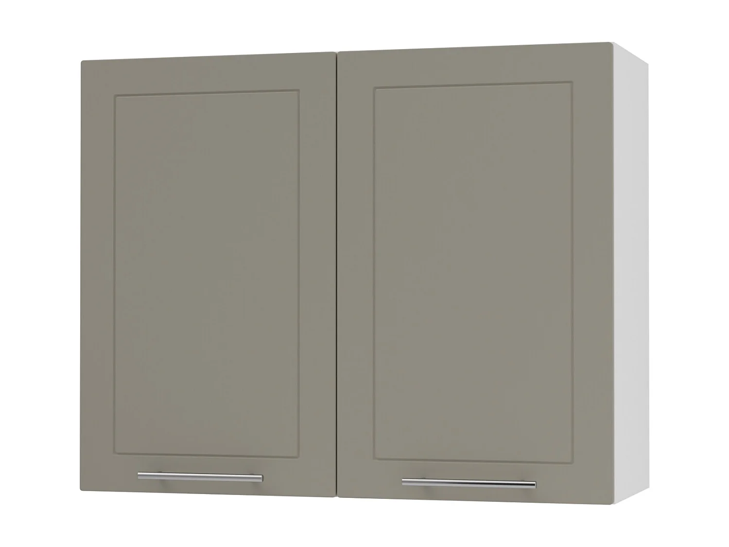 KÜCHENHÄNGESCHRANK Kvantum W3/90 Beige Matt / Weiß Matt 90 / 32,5 / 72cm