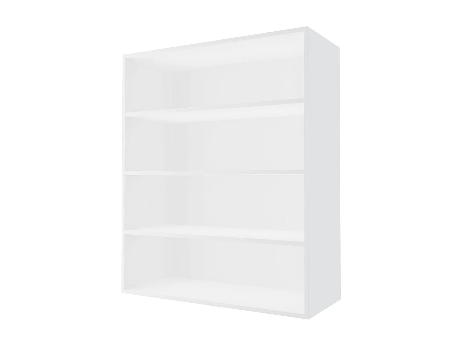 KÜCHENHÄNGESCHRANK Kvantum W4/80 Vanille Matt / Weiß Matt 80 / 32,5 / 96cm