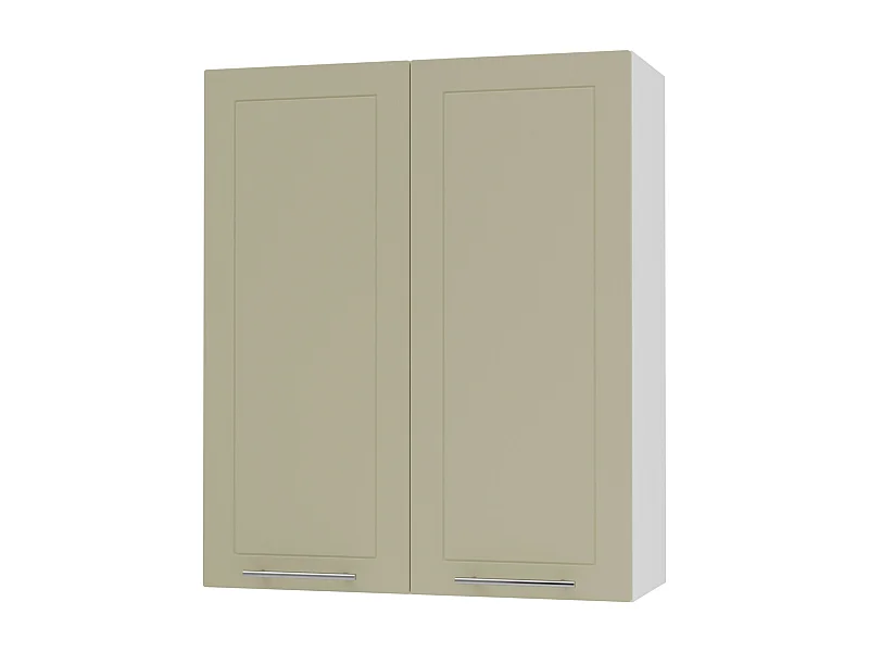 KÜCHENHÄNGESCHRANK Kvantum W4/80 Vanille Matt / Weiß Matt 80 / 32,5 / 96cm