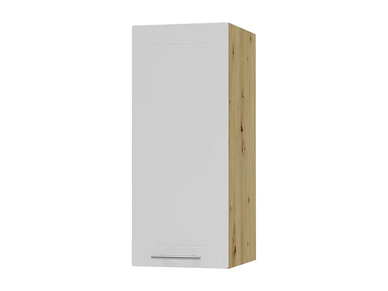 KÜCHENHÄNGESCHRANK Kvantum W2/30 Weiß Matt / Eiche Artisan Matt 30 / 32,5 / 72cm