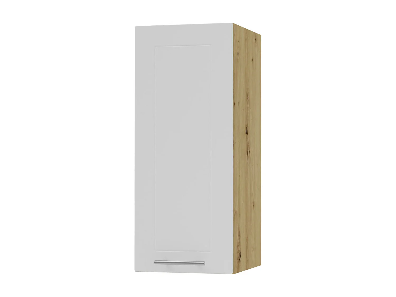 KÜCHENHÄNGESCHRANK Kvantum W2/30 Weiß Matt / Eiche Artisan Matt 30 / 32,5 / 72cm