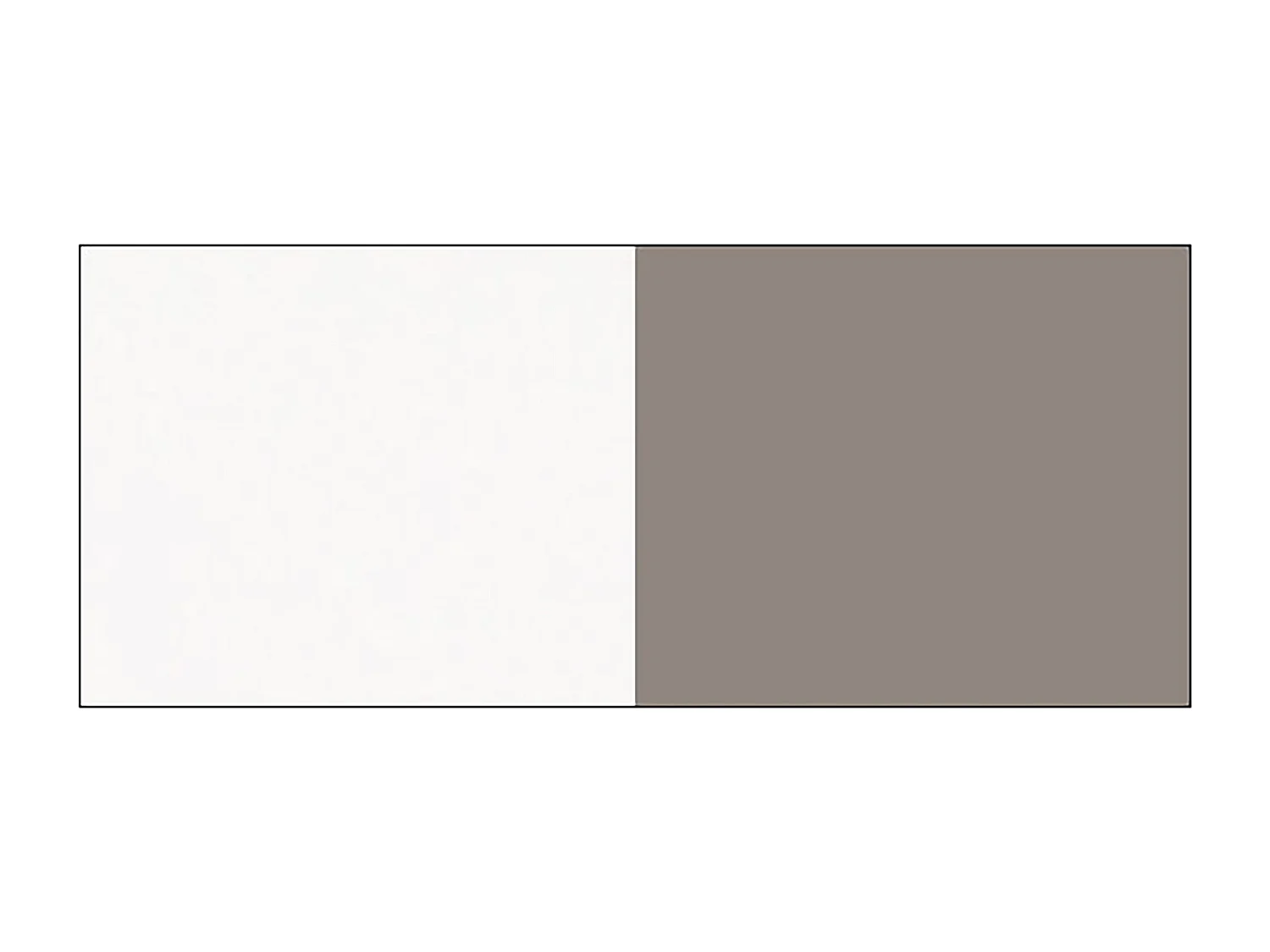 KÜCHENUNTERSCHRANK Bonn Stone Grey Matt / Weiß Matt 50 / 50 / 82cm