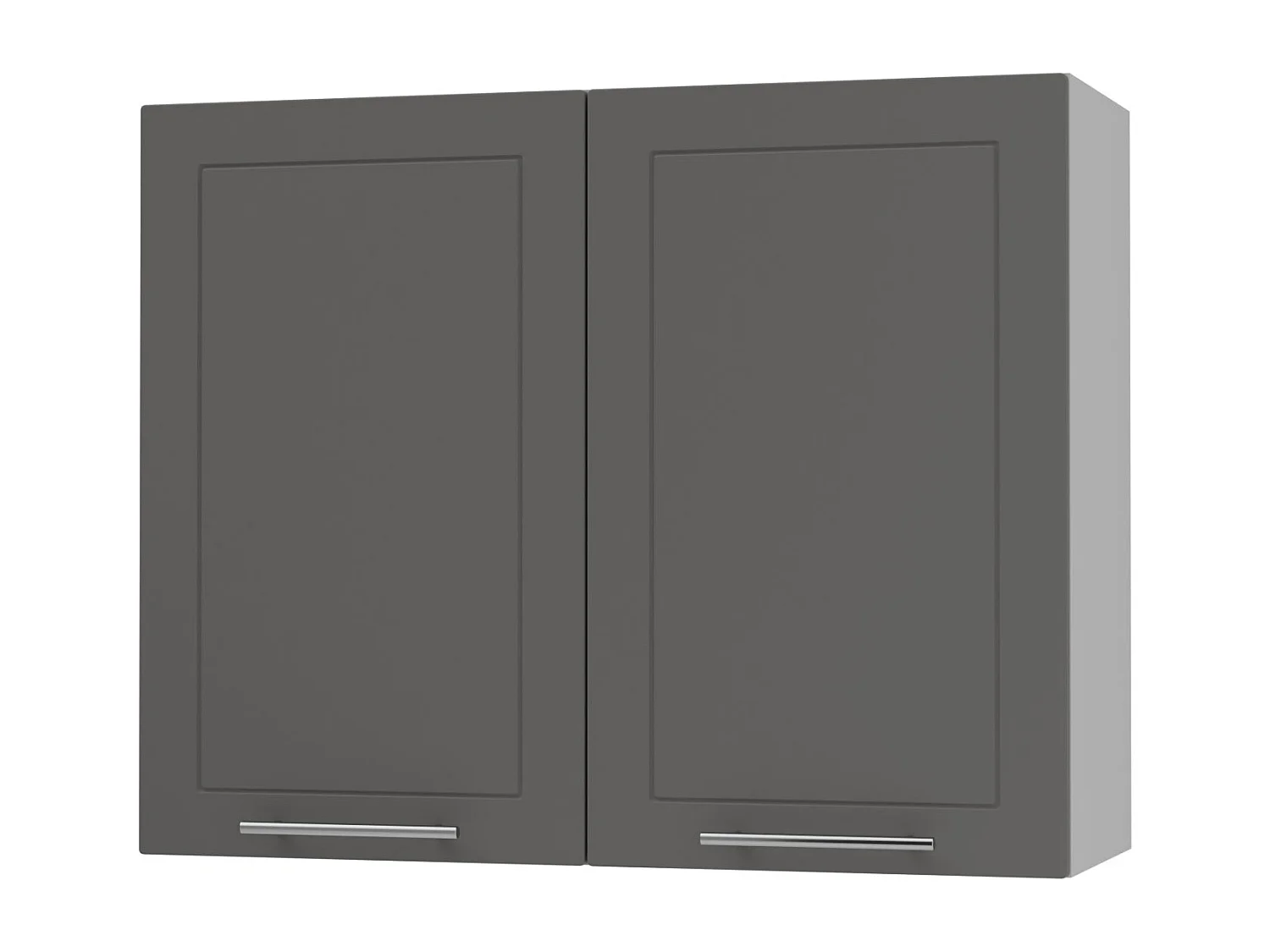 KÜCHENHÄNGESCHRANK Kvantum W3/90 Graphit Matt / Grau Matt 90 / 32,5 / 72cm