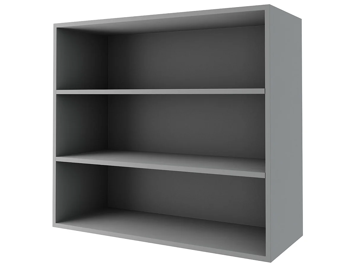 KÜCHENHÄNGESCHRANK Kvantum W3/90 Graphit Matt / Grau Matt 90 / 32,5 / 72cm