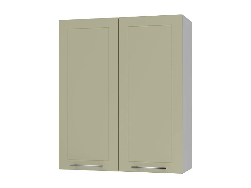 KÜCHENHÄNGESCHRANK Kvantum W4/80 Vanille Matt / Grau Matt 80 / 32,5 / 96cm