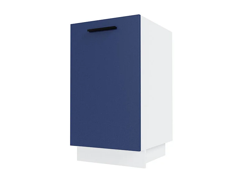 KÜCHENUNTERSCHRANK Bonn Marineblau Matt / Weiß Matt 45 / 50 / 82cm