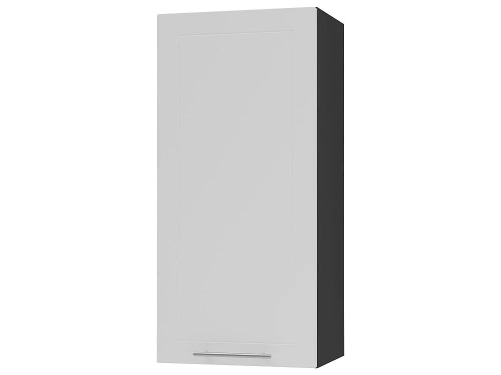 KÜCHENHÄNGESCHRANK Kvantum W4/45 Weiß Matt / Schwarz Matt 45 / 32,5 / 96cm