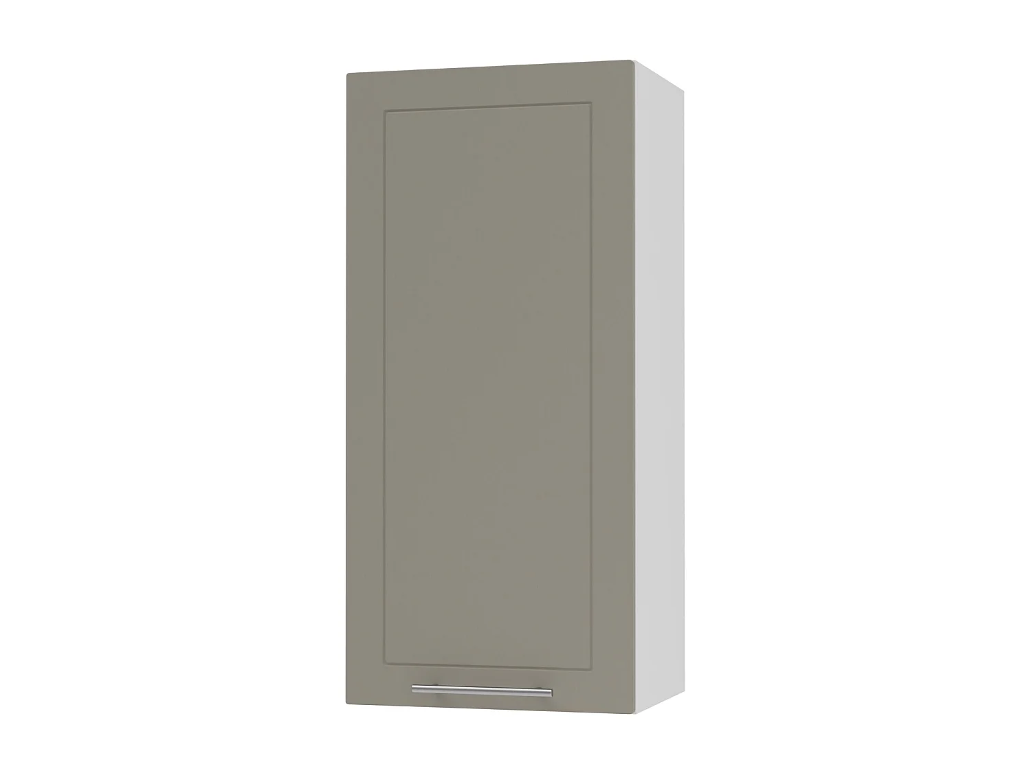 KÜCHENHÄNGESCHRANK Kvantum W4/45 Beige Matt / Weiß Matt 45 / 32,5 / 96cm
