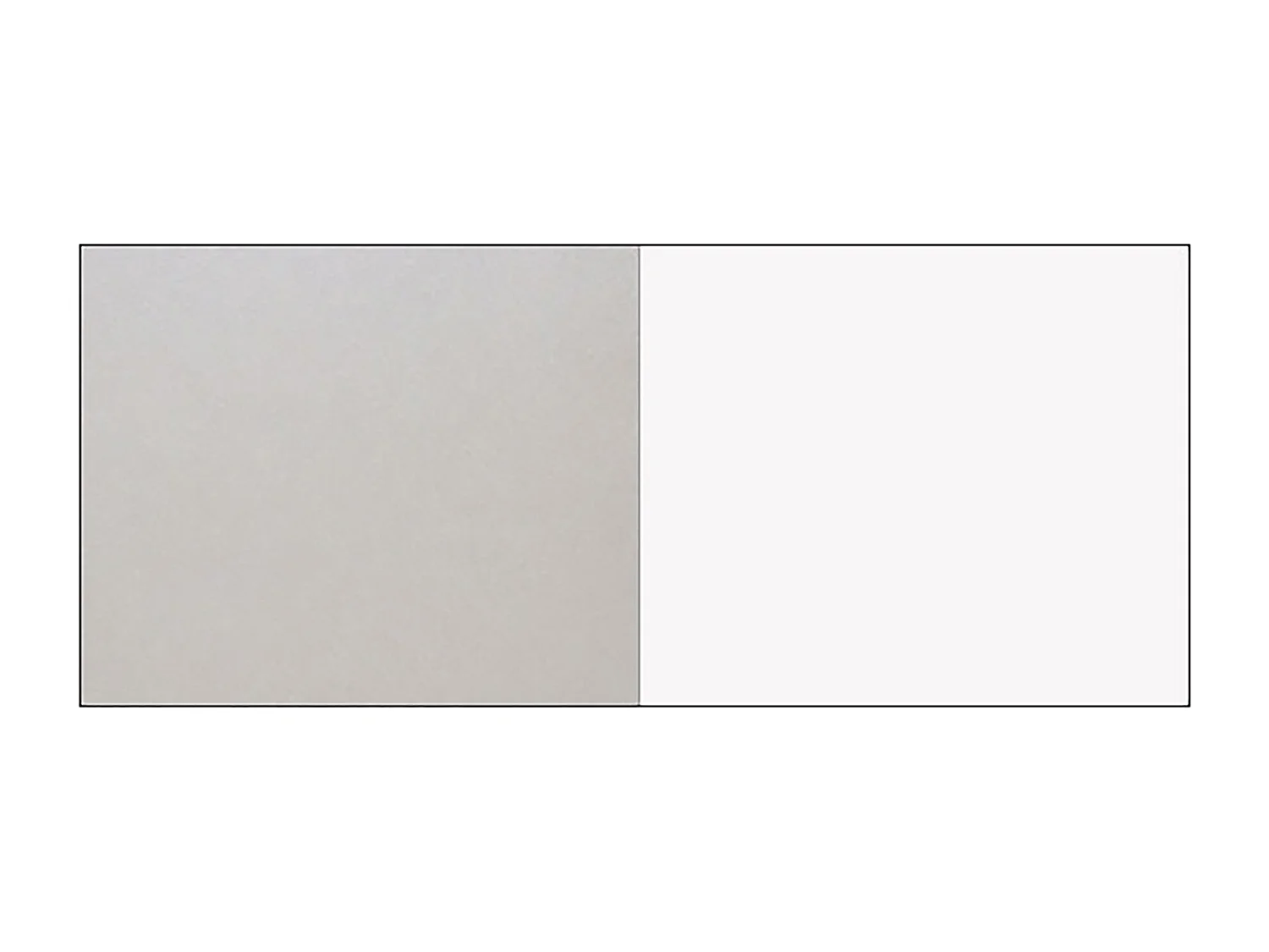 KÜCHENUNTERSCHRANK Bonn Weiß Matt / Grau Matt 50 / 50 / 82cm