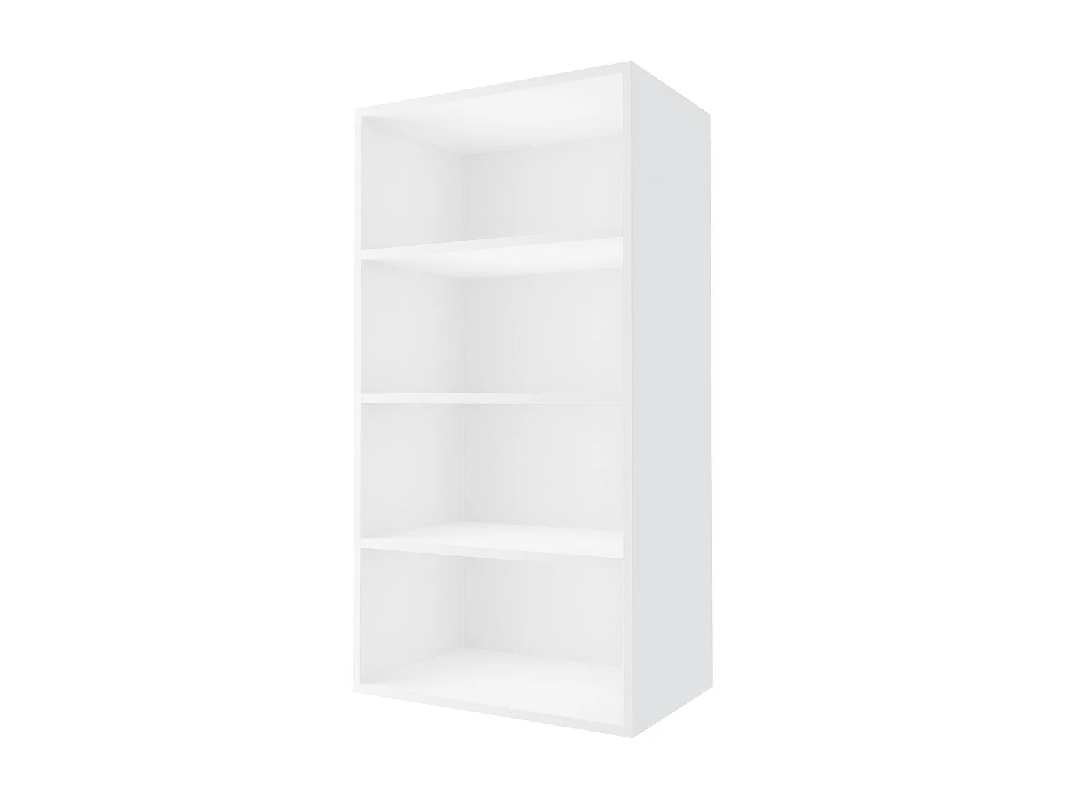 KÜCHENHÄNGESCHRANK Kvantum W4/50 Weiß Matt / Weiß Matt 50 / 32,5 / 96cm