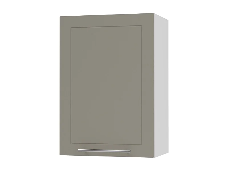 KÜCHENHÄNGESCHRANK Kvantum W2/50 Beige Matt / Weiß Matt 50 / 32,5 / 72cm