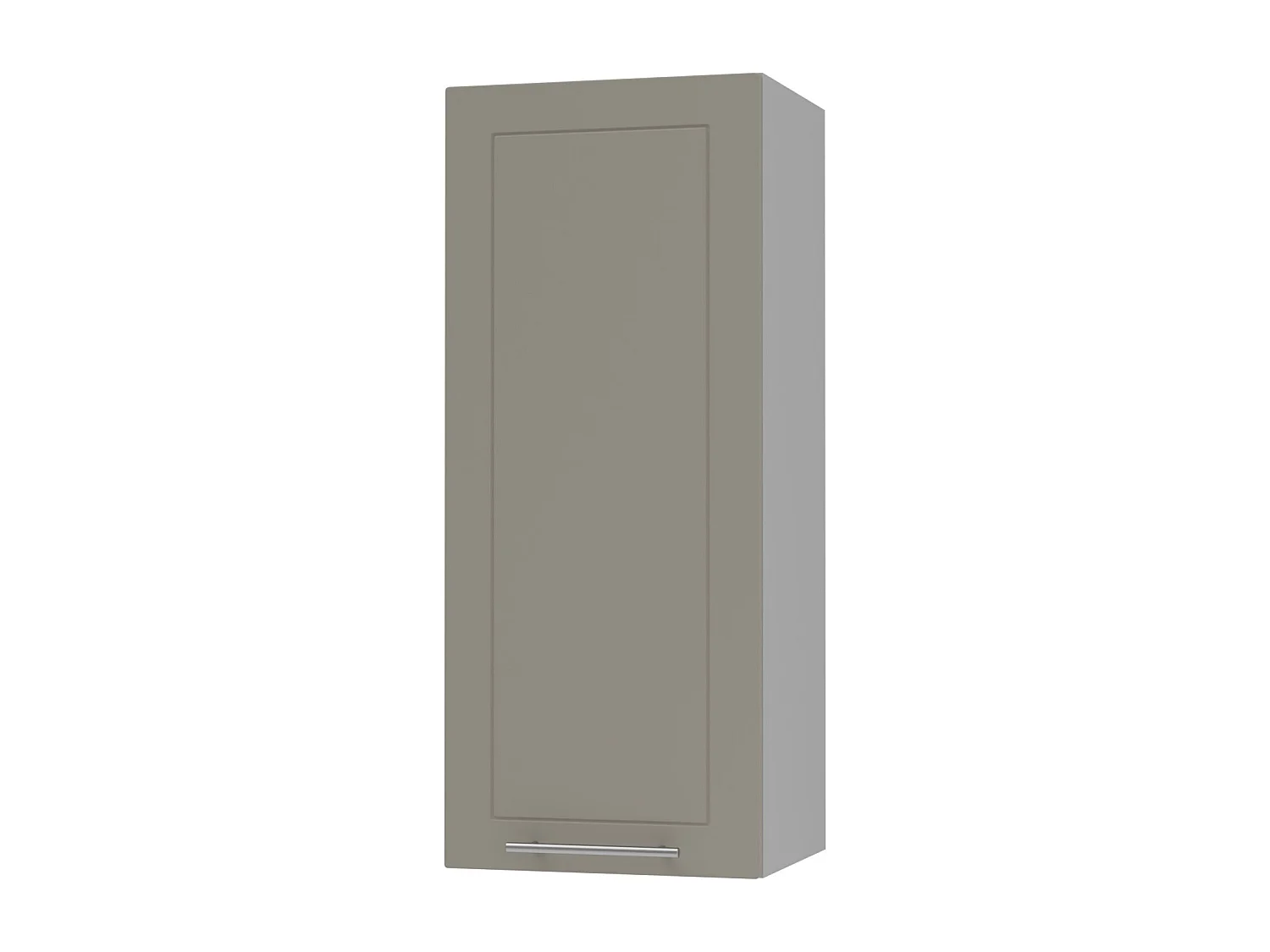 KÜCHENHÄNGESCHRANK Kvantum W4/40 Beige Matt / Grau Matt 40 / 32,5 / 96cm