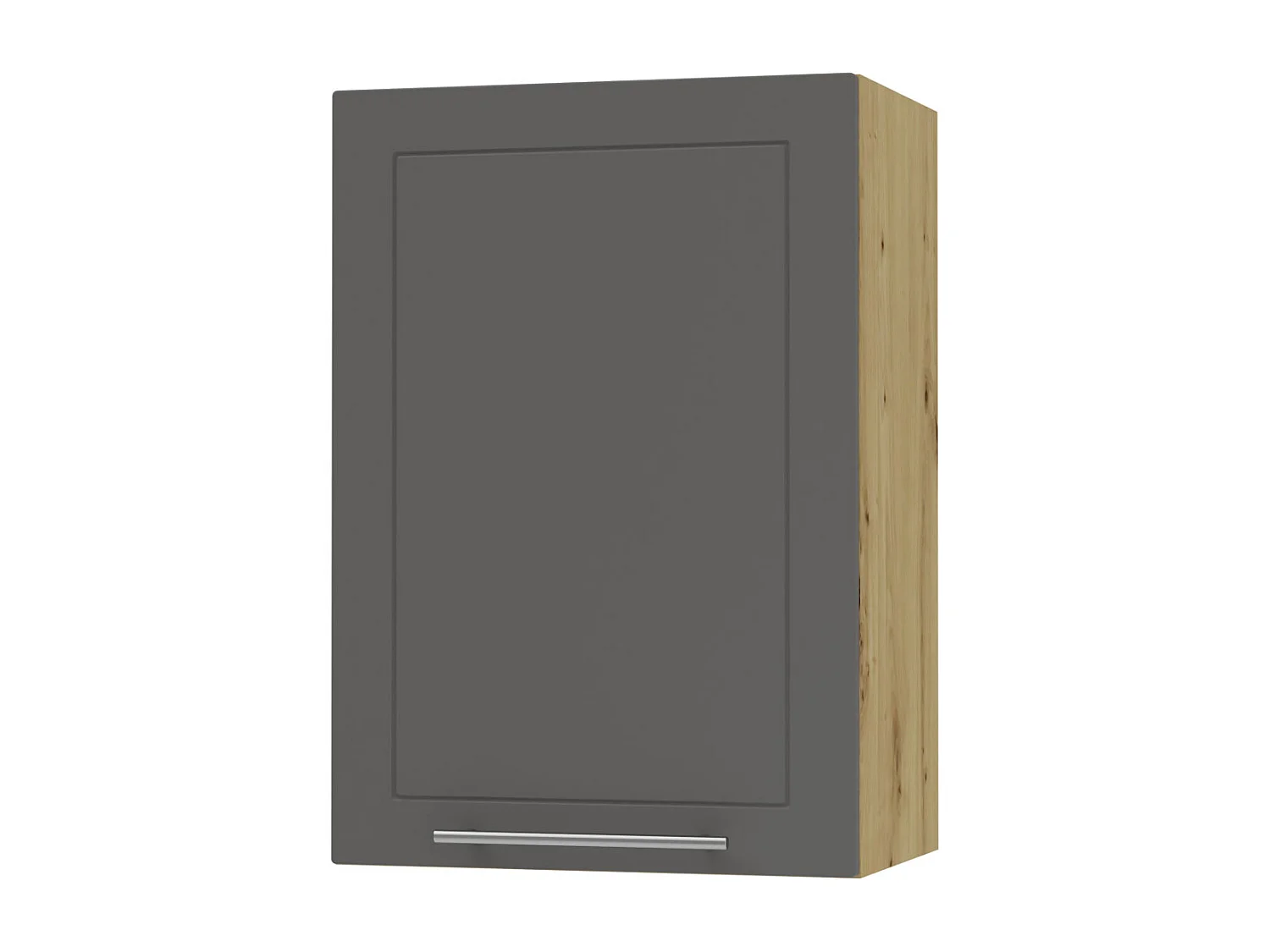 KÜCHENHÄNGESCHRANK Kvantum W2/50 Graphit Matt / Eiche Artisan Matt 50 / 32,5 / 72cm